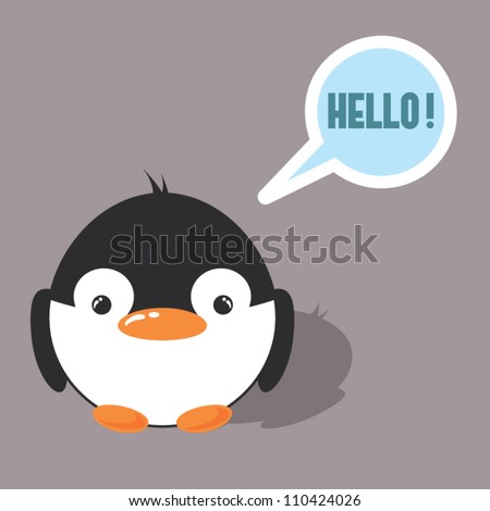 Penguin Saying Hi