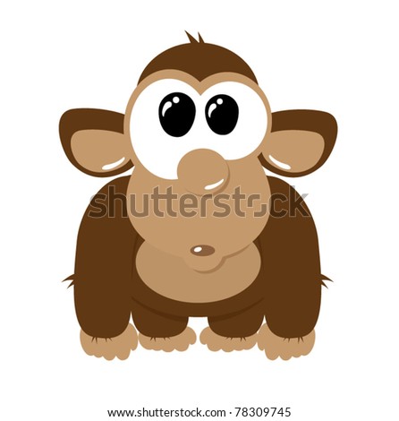 Cartoon Monkey Logo