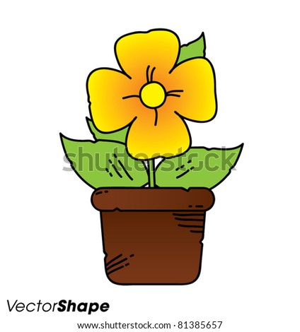 Cartoon Plant Pot