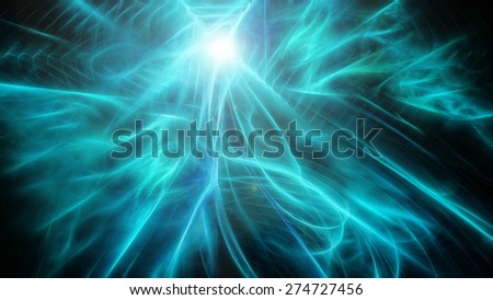 Hidden web in blue lightning