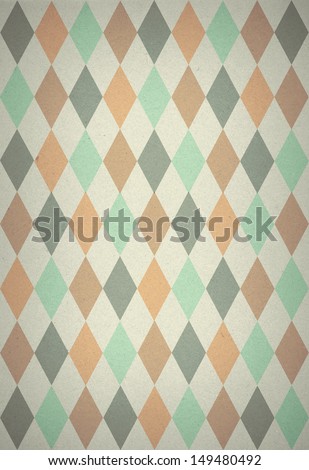 Seamless retro pattern. Paper textured background.