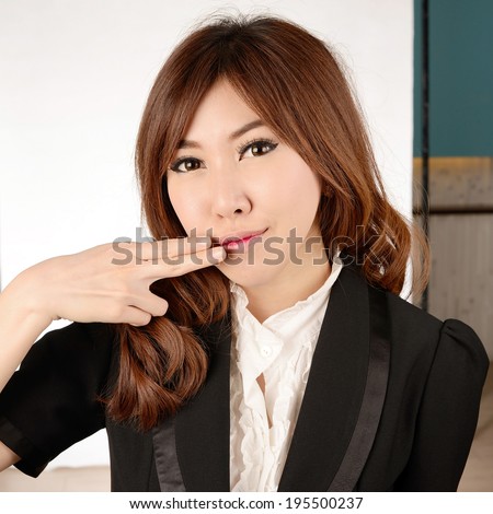 Asian woman. Smiling Asian Educational / Business woman.