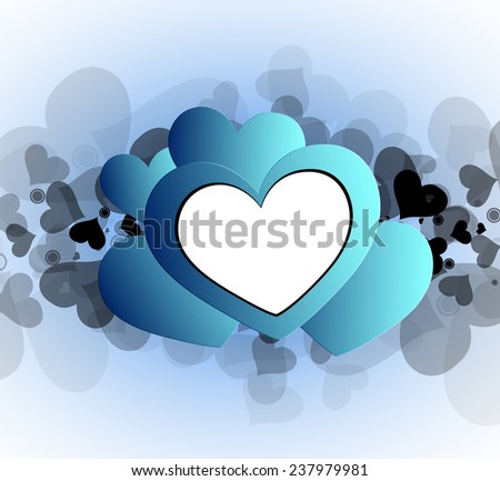 valentines happy day winter background. card vector illustration for fine emotion