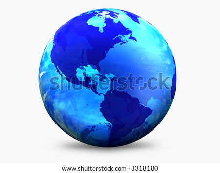the world map globe. World map