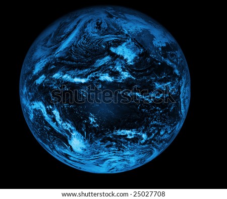 Composite image of earth.  Special thanks to NASA for the earth image (www.visibleearth.nasa.gov)