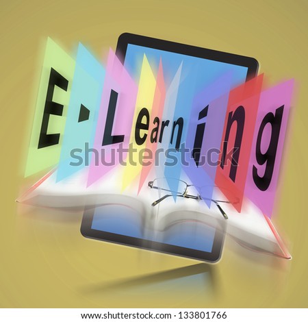 E-learning on Digital tablet, The concept E-learning