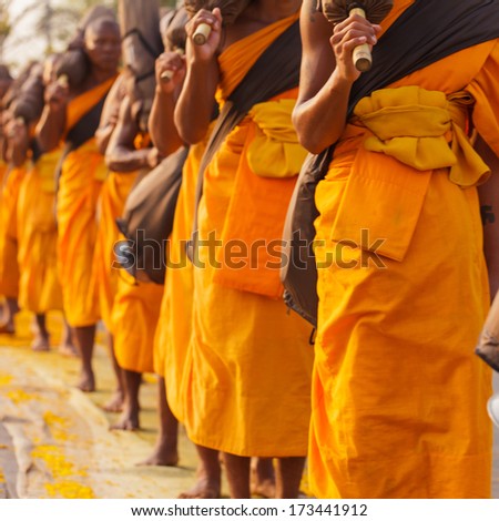 Monks in Thailand