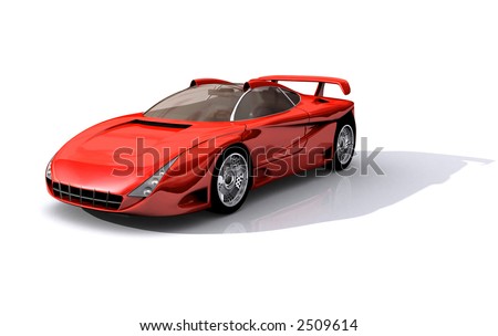 Red Concept Car