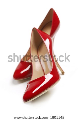  تألقي مع اللك الأحمر .. // ^^  Stock-photo-sexy-red-shoes-1801145