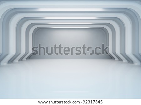 empty wide room with columns warehouse space 3D illustration empty wide room with columns warehouse space 3D illustration