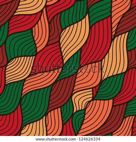 abstract seamless wave cute background wallpaper pattern decoration can be used for textile autumn