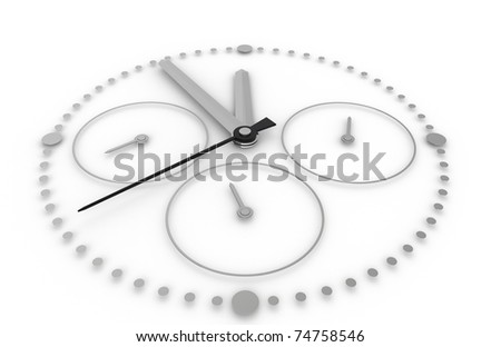 stock photo : Time. Closeup on a Chronograph Watch