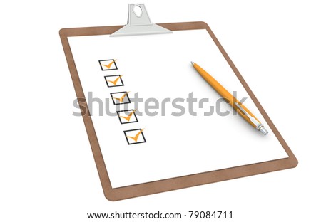 Clipboard Checklist