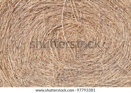 Swirly rice straw