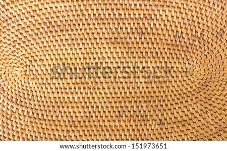 Weave pattern  rattan background.Woven rattan with natural patterns are made Ã?Â¢??Ã?Â¢??by handmade
