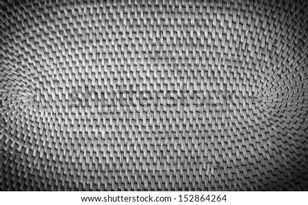 Weave pattern  rattan background.Woven rattan with natural patterns are handmade