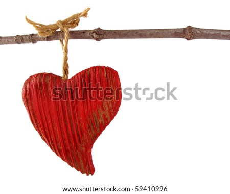 Wood Carving Heart