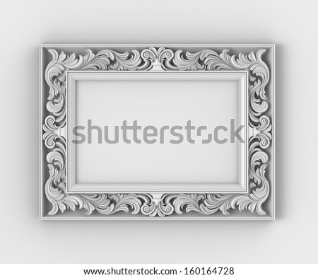 Empty Frame With An Ornament