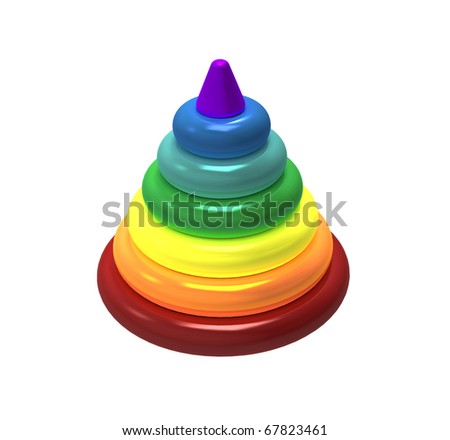 Coloured Pyramid