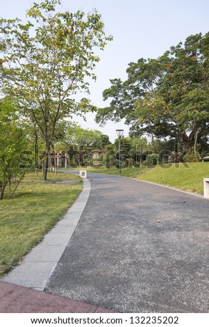 Park trails,taken in Guangzhou