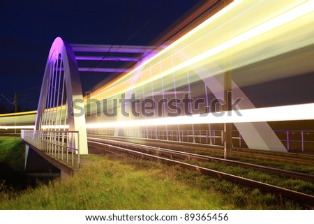 Light Rail Bridge near Stuttgart / Germany