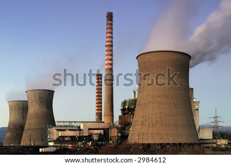 Picture of a coal power plant