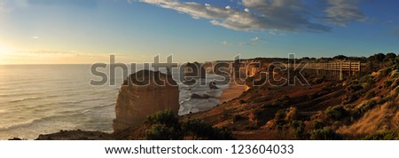 Twelve Apostles the great rock , Great Ocean Road, Australia