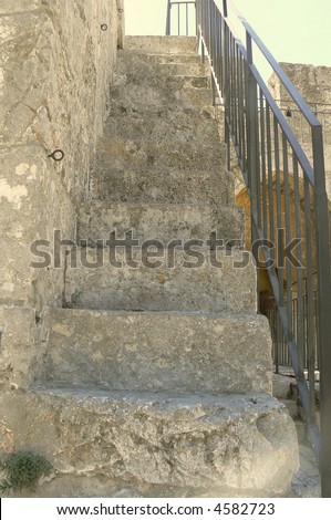 Stairway to heaven - stairs in the David Tower, Jerusalem