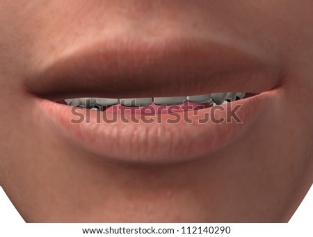 Smiling Mouth 3D
