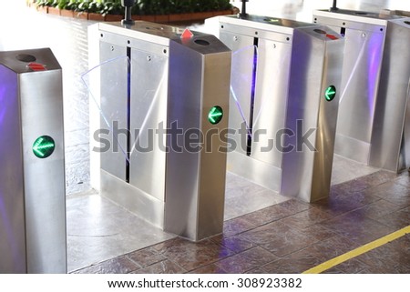 automatic gate of subway