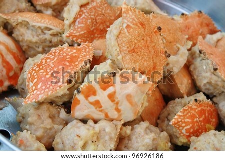 crab, dim sum, China food