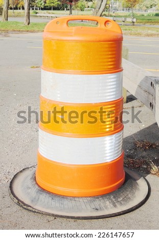 Road Construction Barrel