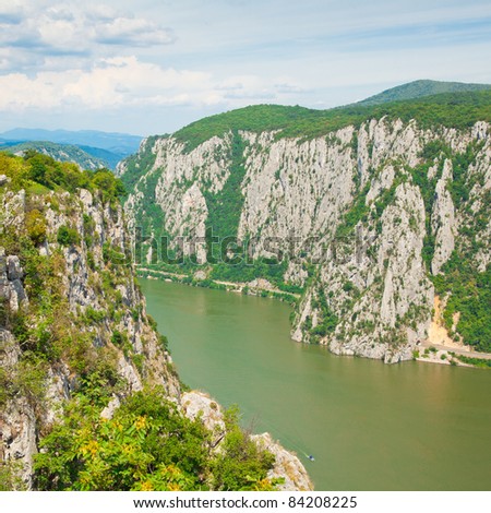 Landscape in the Danube Gorges \