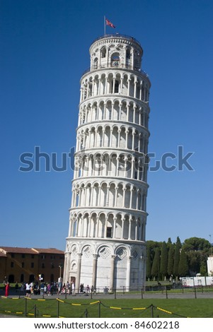 Tower of Pisa in Tuscany Italy