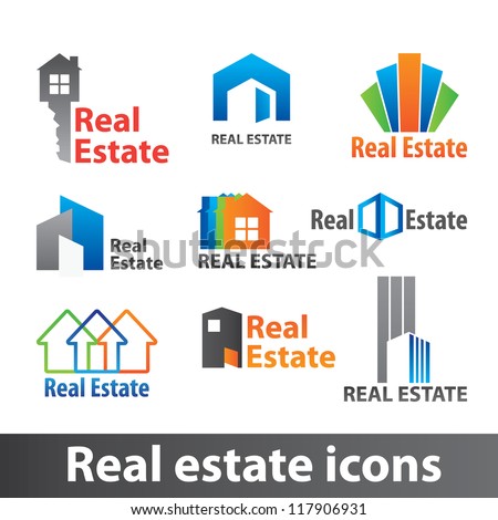 Real estate icons Real estate icons