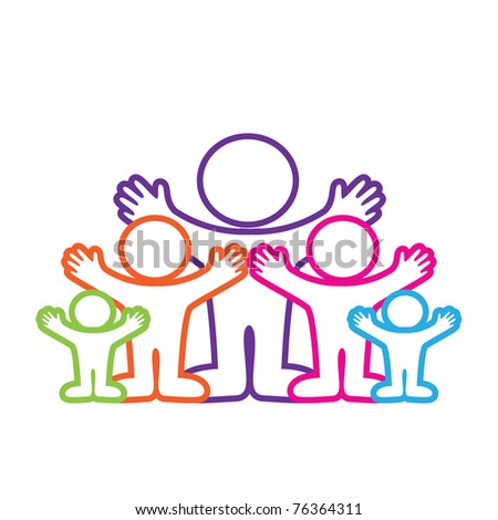 symbol for family. stock photo : template-symbol