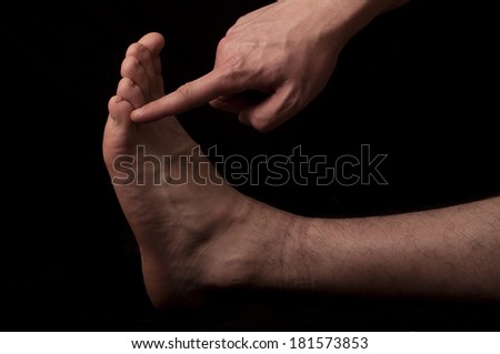Human anatomy series: toes