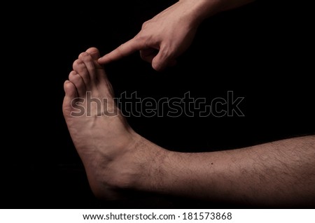 Human anatomy series: toes