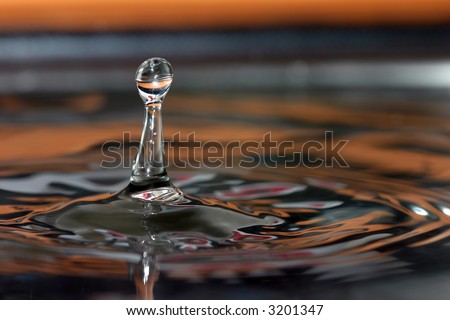 water drop and water rings - look at my portfolio to other photos