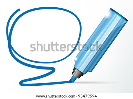 Blue Marker