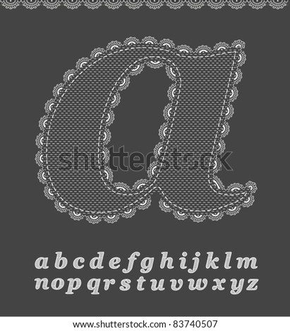 Lace Alphabet