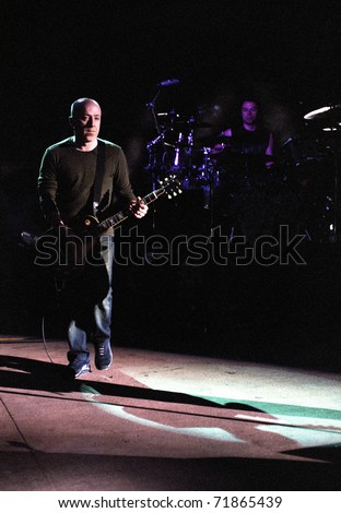 DENVER- MAY 6:Nigel Pulsford, guitarist of the alternative rock band Bush, performs in concert May 6, 2000 at Red Rocks Amphitheater in Denver, CO.