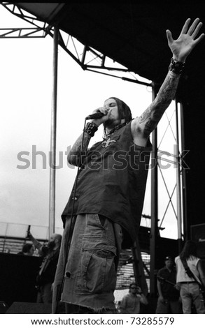 stock photo DENVER AUGUST 22Vocalist Phil Anselmo of the Heavy Metal band
