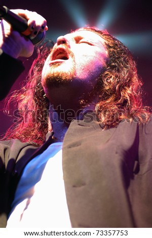 DENVER - OCTOBER 28: Vocalist Corey Taylor of the Heavy Metal band Stone Sour performs in concert October 28, 2002 at the Fillmore Auditorium in Denver, CO.