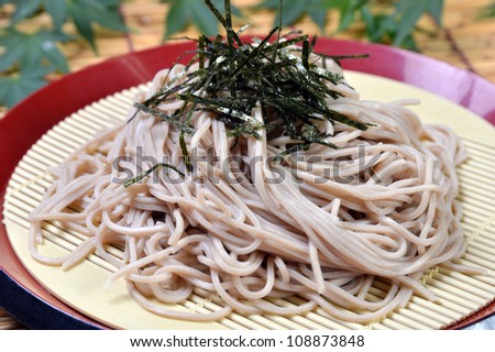 Japanese summer cuisine, cold noodle