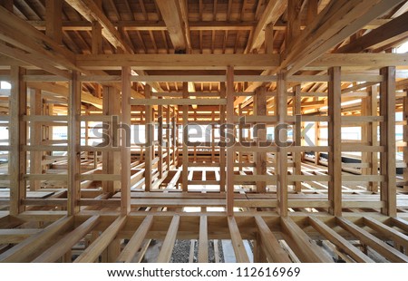 New residential construction home framing-1-1