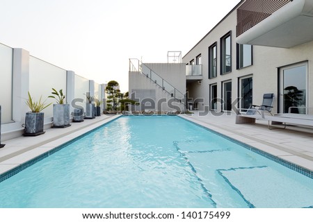Villa with swimming pool and relaxation bed-5