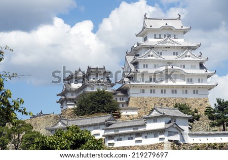 Himeji Castle - a hilltop castle complex located in Himeji, Japan. The castle is regarded as the finest surviving example of Japanese castle architecture. It is a UNESCO World Heritage Site-2