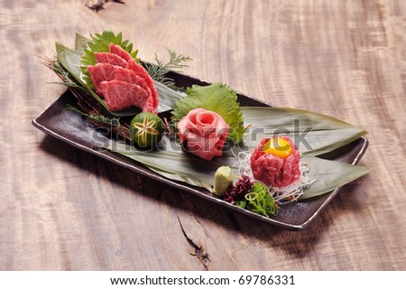 japanese raw beef