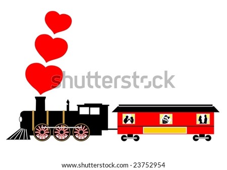 love train valentines vector illustration 23752954 shutterstock love train 450x337